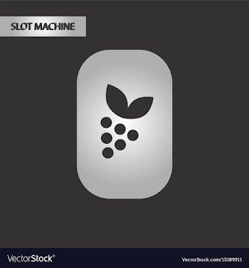 Black and white style poker grapes leaf vector image