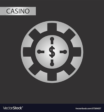 Black and white style roulette casino vector image