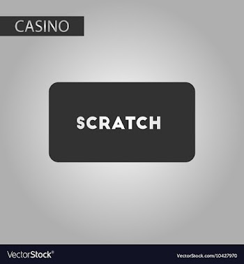Black and white style scratch card vector image