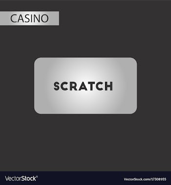 Black and white style scratch card vector image