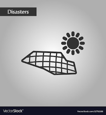 Black and white style solar panels vector image