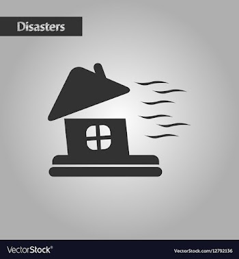 Black and white style storm the house vector image