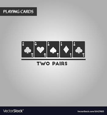 Black and white style two pairs vector image