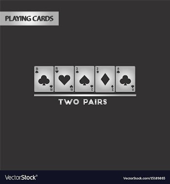 Black and white style two pairs vector image