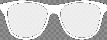 Black And White Sunglass Frames Clip Art at PNGio - vector ...