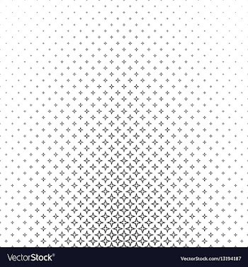 Black and white thorn pattern background vector image