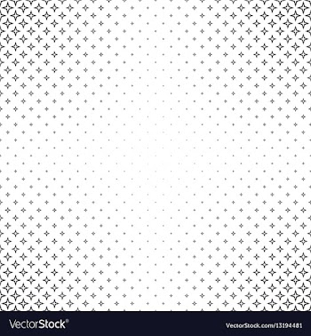 Black and white thorn pattern background vector image