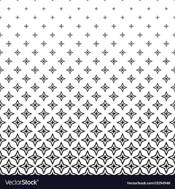Black and white thorn pattern background vector image