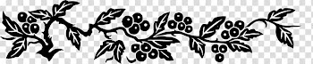 Black and white Tree, Black and white cherry branch transparent background PNG clipart