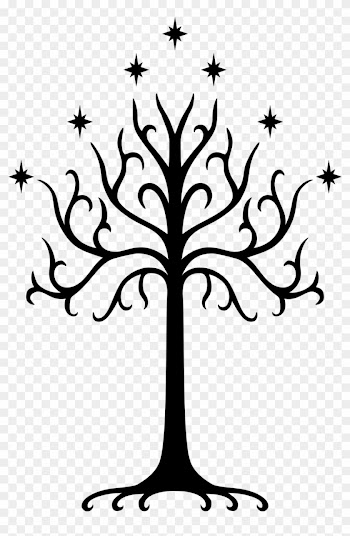 Black And White Tree Clipart - Lord Of The Rings Tree