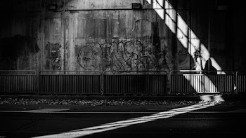 Black And White Underpass