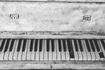Black and White Upright Piano