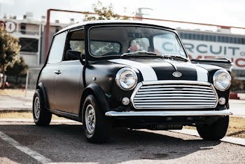 Black and White Vehicle