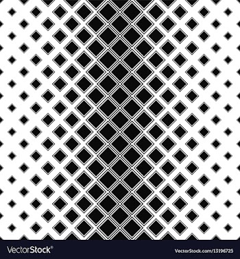 Black and white vertical square pattern background vector image