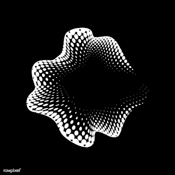 Black and white vintage halftone badge vector | Free stock vector - 542683