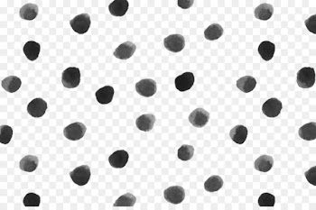 Black and white Watercolor painting Polka dot Pattern - polka dot 