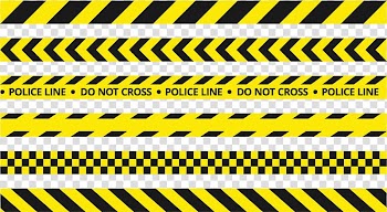Black and yellow do not cross police line lot illustration, Police Line Do Not Cross Road traffic control device, yellow police tape transparent background PNG clipart