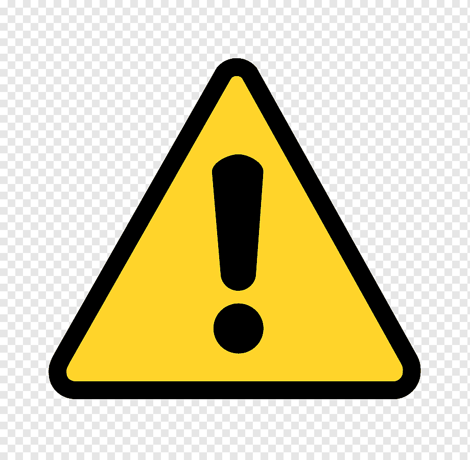 black and yellow exclamation point danger signage, Icon, Danger Tape s, angle, triangle, warning Sign png