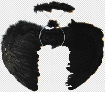 Black Angel Wings Transparent Image