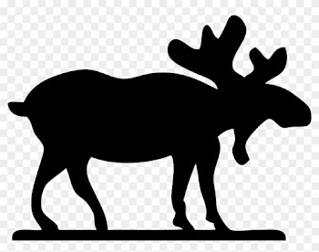 Black Animals Clipart 50 Animal - Moose Clip Art