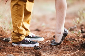 Black Argyle Flat Shoes