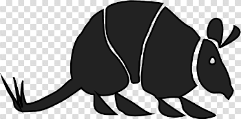 black armadillo - vector Clip Art - Clip Art Library