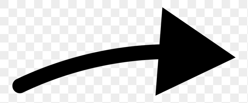 Black arrow  png sticker, | Free PNG - rawpixel