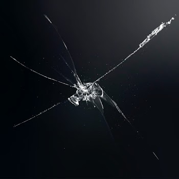 Black background vector with broken glass… | Free stock illustration | High Resolution graphic