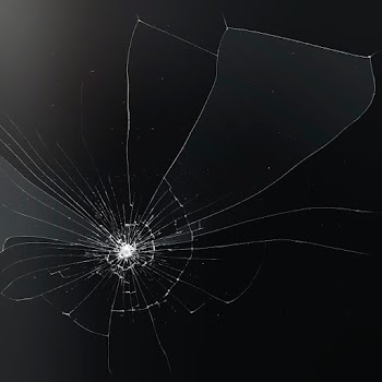 Black background vector with broken glass… | Free stock illustration | High Resolution graphic