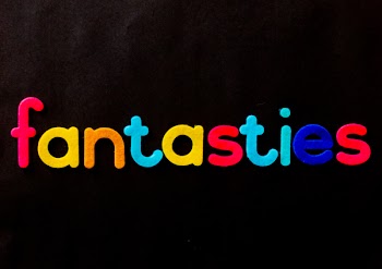 Black Background With Fantasties Text Overlay