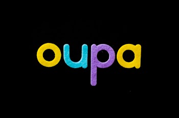 Black Background With Oupa Text Overlay