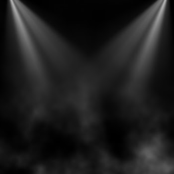 Black background with smoke and spotlights Free Photo
