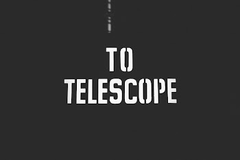 Black Background With to Telescope Text Overlay