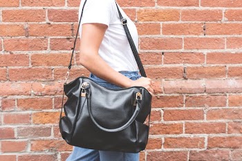 Black Bag Over The Shoulder