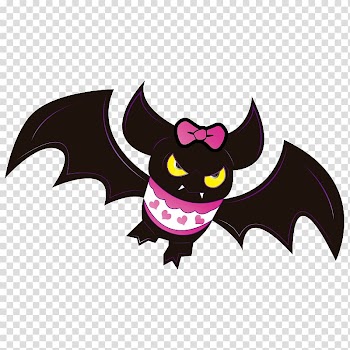 Black bat illustration, Bat Monster High, bat transparent background PNG clipart