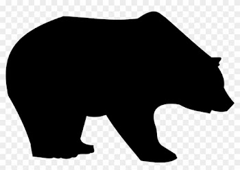 Black Bear Silhouette Clip Art Â€“ 101 Clip Art - Clip Art Black Bear