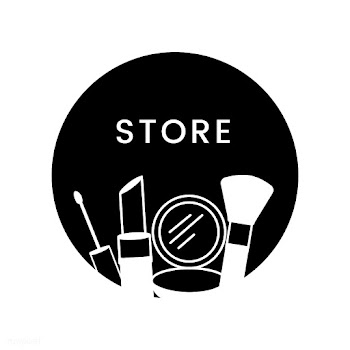 Black beauty store logo cosmetics vector | Free stock vector - 517518