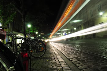 Black Bicycle Beside Pathway