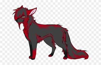 Black - Black And Red Wolf