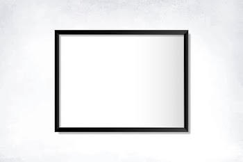 Black blank frame on the wall | Free stock vector - 584132