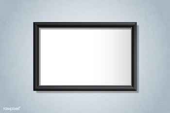 Black blank frame on the wall | Free stock vector - 584133