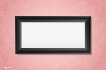 Black blank frame on the wall | Free stock vector - 584140