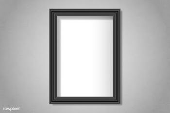 Black blank frame on the wall | Free stock vector - 584143