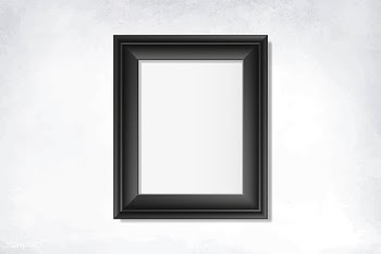 Black blank frame on the wall | Free stock vector - 584145
