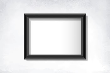 Black blank frame on the wall | Free stock vector - 584147