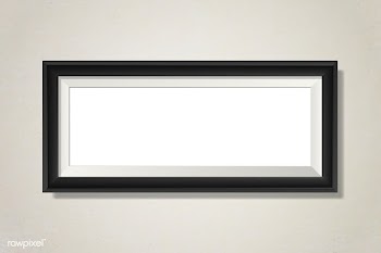 Black blank frame on the wall | Free stock vector - 584171
