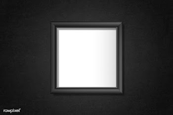 Black blank frame on the wall | Free stock vector - 584172