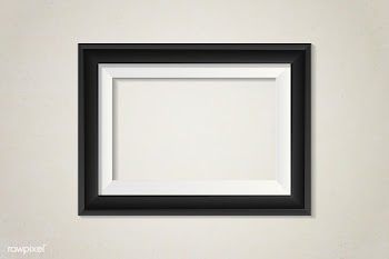 Black blank frame on the wall | Free stock vector - 584186
