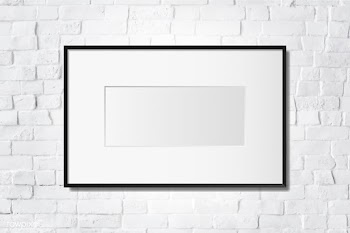 Black blank frame on the wall | Free stock vector - 584194