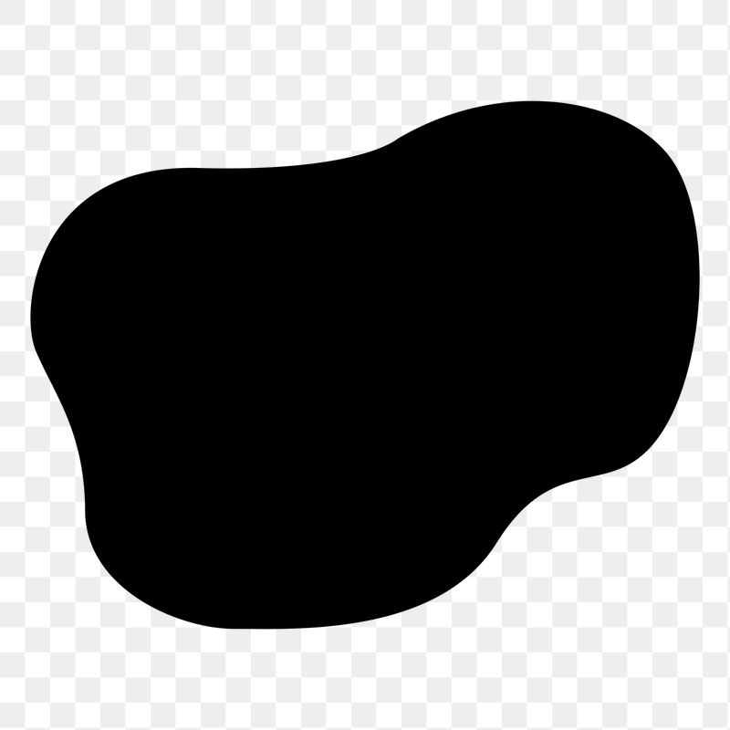 Black blob badge png sticker, | Free PNG - rawpixel